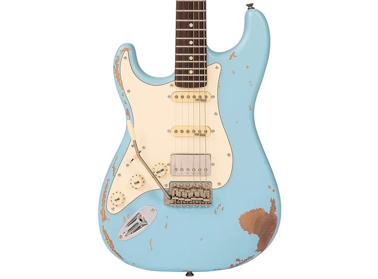 Vintage V6 HSS Icon Laguna Blue Lefthand 