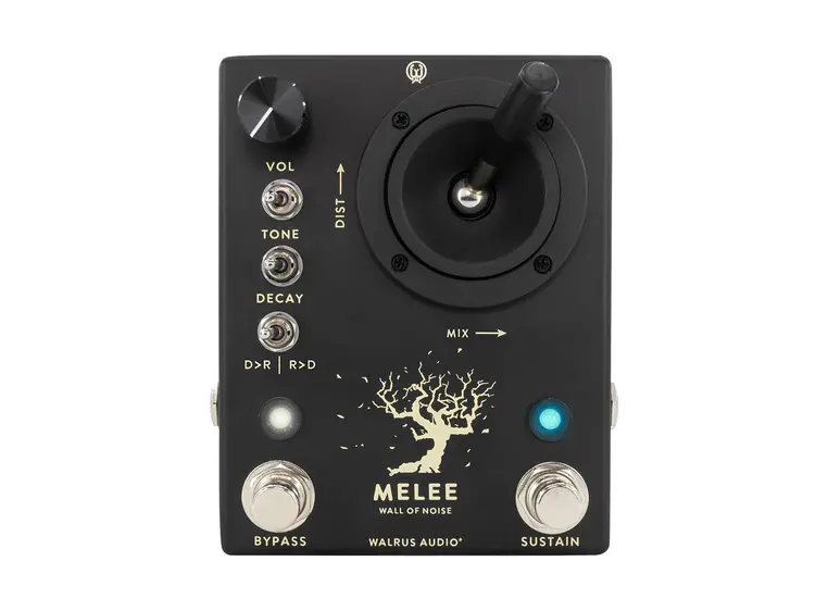 Walrus Audio Melee (Black) Wall of Noise Reverb/Distortion FX Pedal 