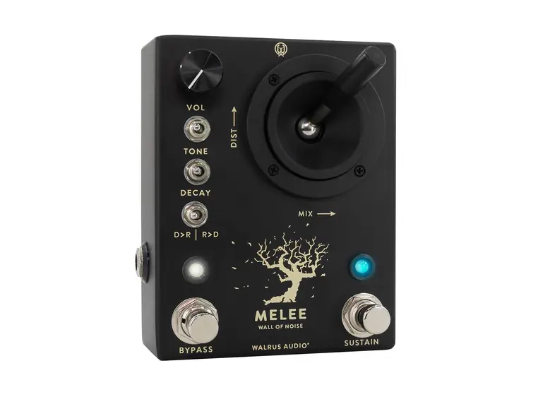 Walrus Audio Melee (Black) Wall of Noise Reverb/Distortion FX Pedal 
