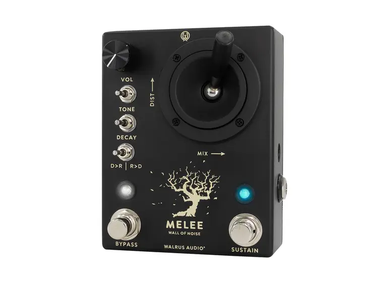 Walrus Audio Melee (Black) Wall of Noise Reverb/Distortion FX Pedal 