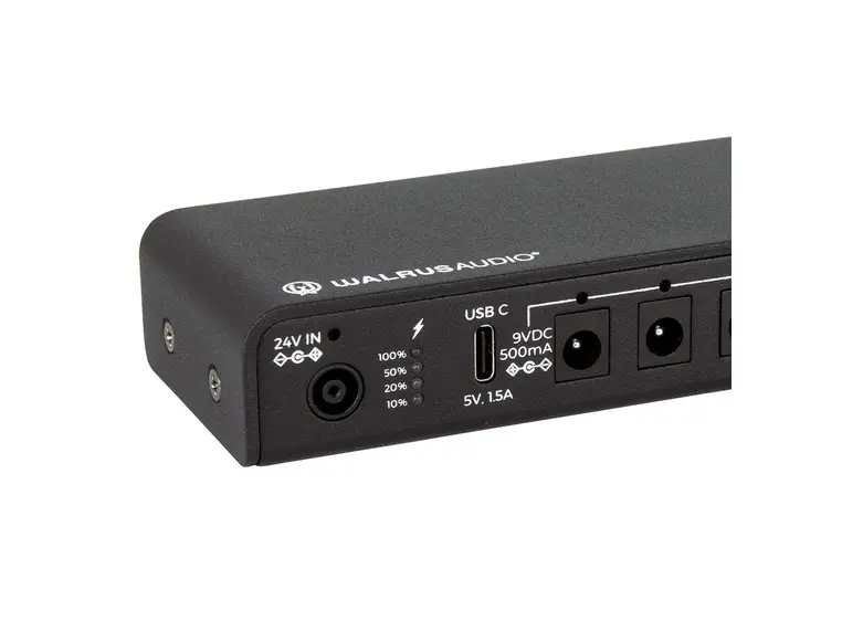 Walrus Canvas: Power HP Plus 3x3A,7x500mA output pedalboard PSU 