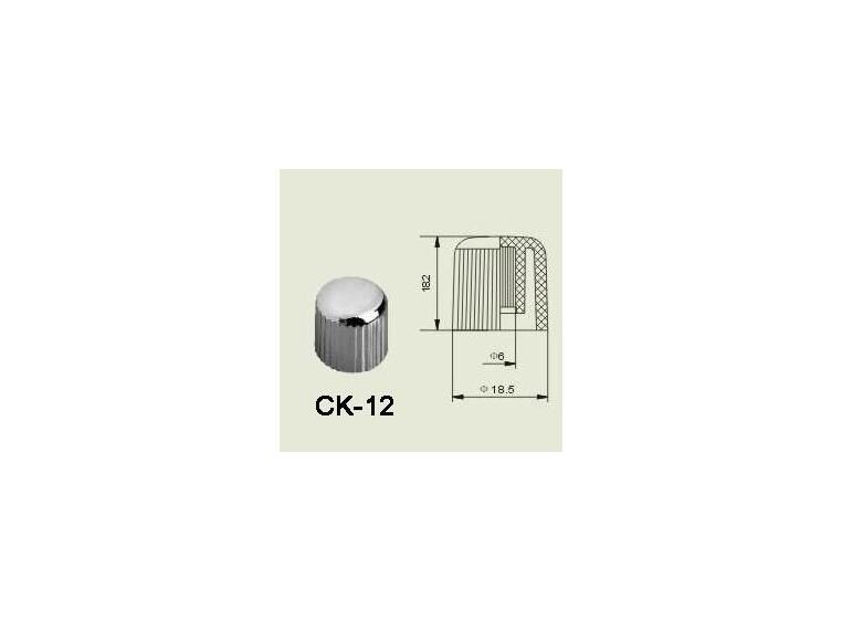 Wilkinson CK-12 el-gitar Control knob chrome