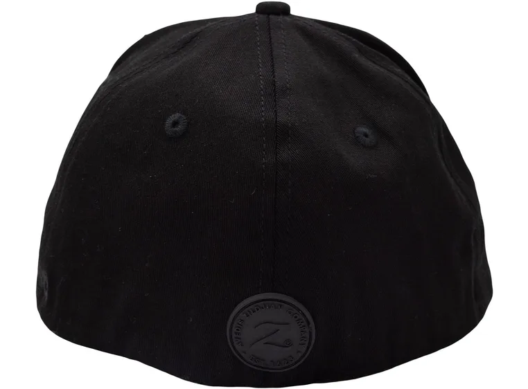 Zildjian Blackout Stretch Fit Hat L/XL Sort caps i stretch, broderte logoer 