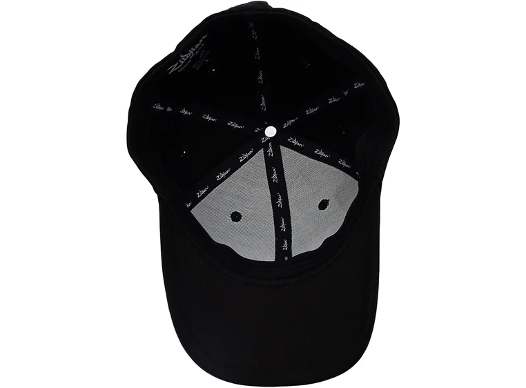 Zildjian Blackout Stretch Fit Hat L/XL Sort caps i stretch, broderte logoer 