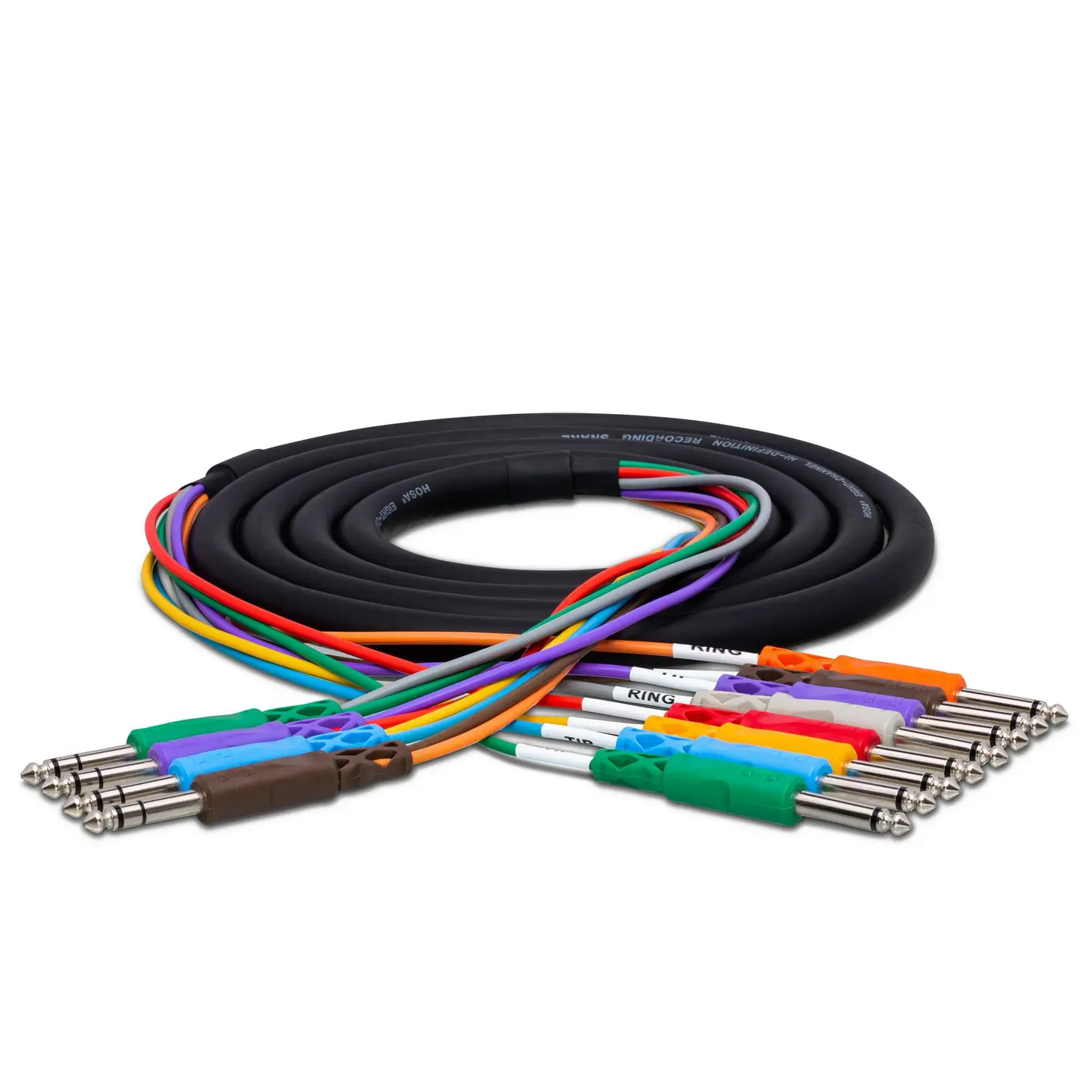 Hosa STP803 Insert Snake 3m 1/4 TRS til 2x 1/4 TS