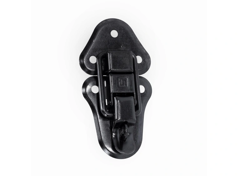 Adam Hall Hardware 1602 BLK Medium surface-mounted lock KTL, black 