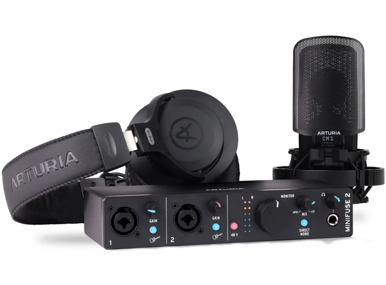 Arturia MiniFuse Recording Pack - Black 