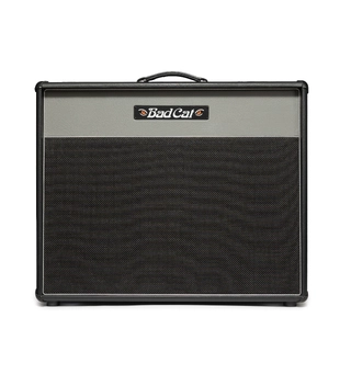Bad Cat Era 2x12 Gitarkabinett Open Back Gray Front/Silver Piping