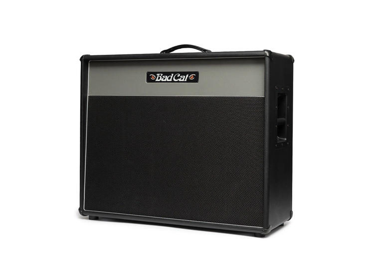 Bad Cat Era 2x12 Gitarkabinett Open Back Gray Front/Silver Piping 