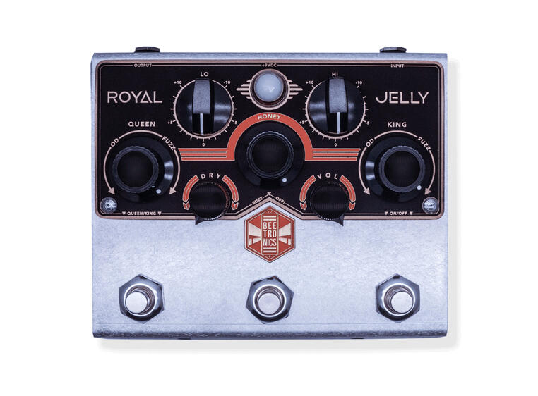 Beetronics FX Royal Jelly V2 Overdrive/Fuzz Blender (black)