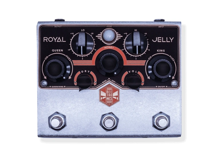 Beetronics FX Royal Jelly V2 Overdrive/Fuzz Blender (black) 
