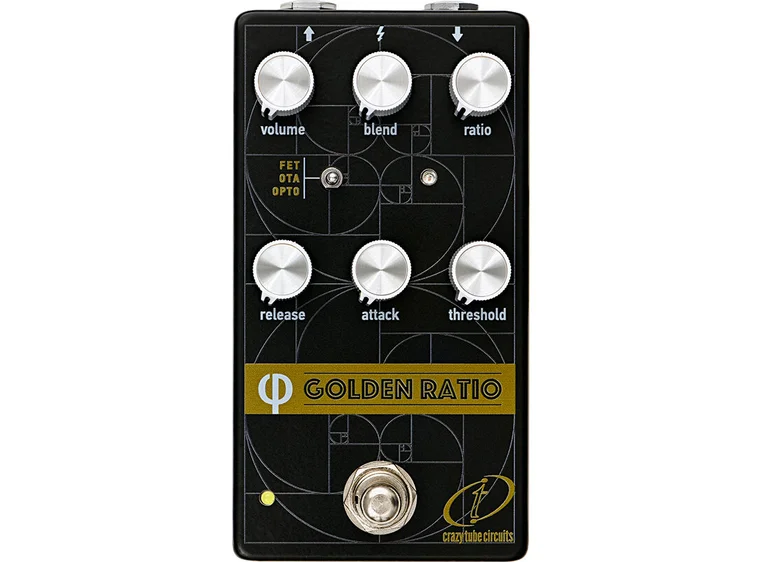 Crazy Tube Golden Ratio Phi V2 Multi-Mode Analogue Compressor 