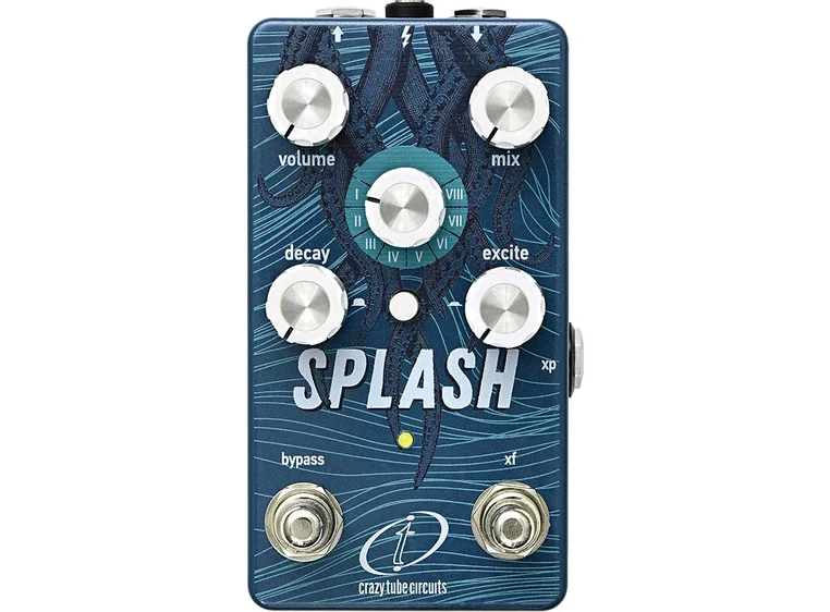 Crazy Tube Splash VIII Mutli-Mode Studio-quality Digital Reverb 