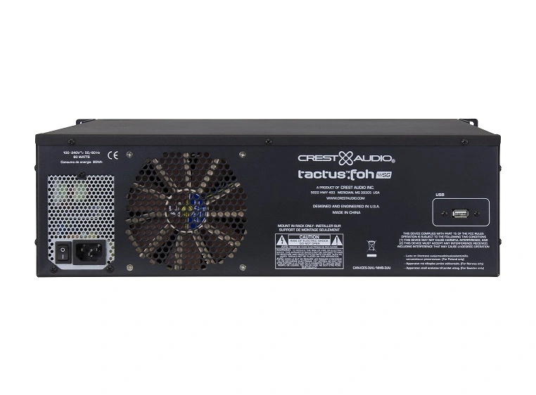 Crest Audio Tactus FOH 8/8 FOH box & server for Tactus system 