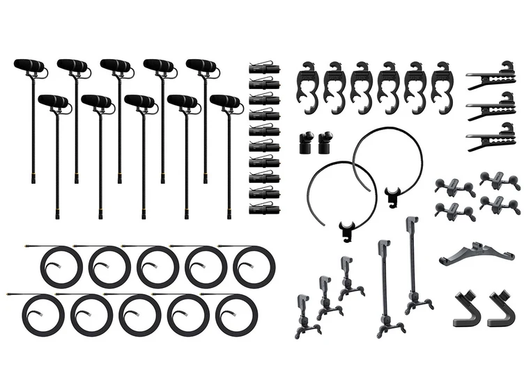 DPA 4099 CORE+ Rock Touring Kit 10 Mics, Extreme SPL, m/Peli-case 