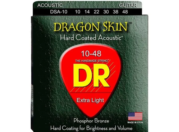 DR Strings DSA-2/10 Dragon skin (010-048) (2 pakning) 