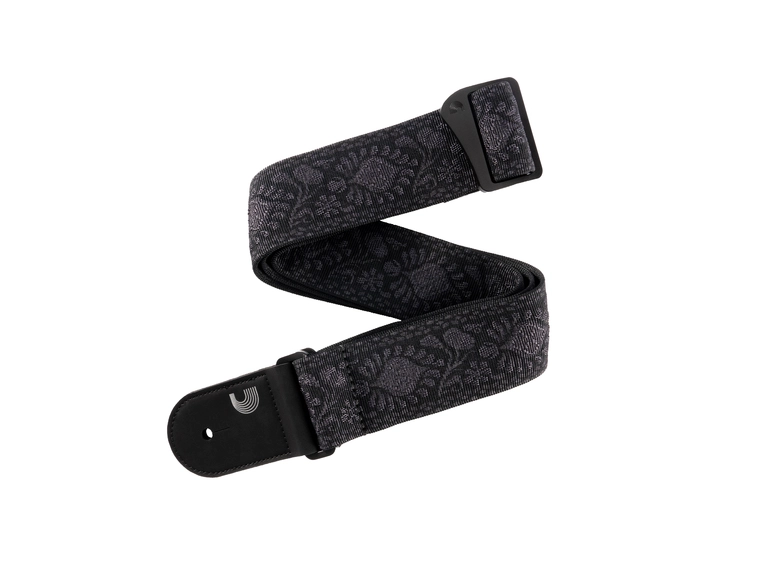 D'Addario 50TB01 Axelband Polyester Woven 50mm, Monterey Black 