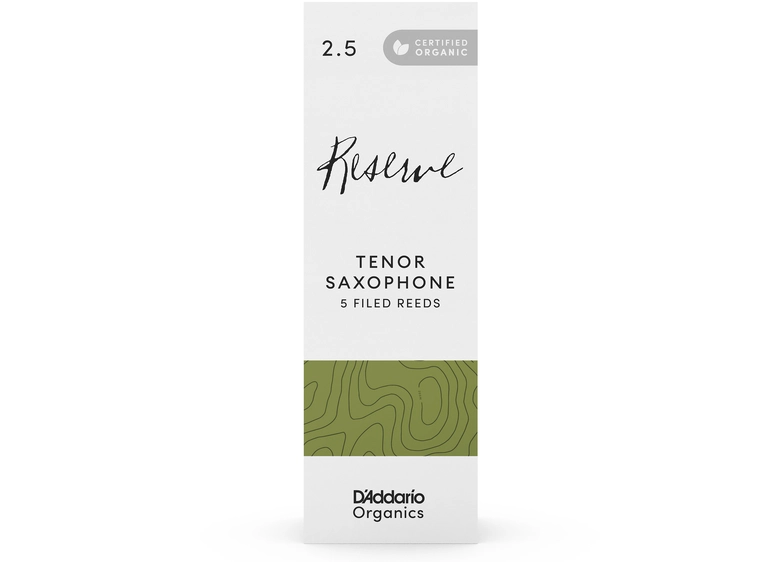 D'Addario Woodwinds ODKR0525 5-pakning Org. Reserve Tenor-sax 2.5 