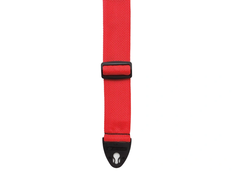 D'Andrea 2" Polyweb Guitar Strap Red w/ Ace-Lock 