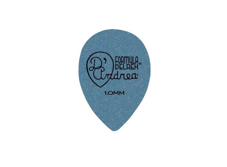 D'Andrea Delrex 358 - 1,00 Heavy Blue Riffle Pack plekter 72-pakning 