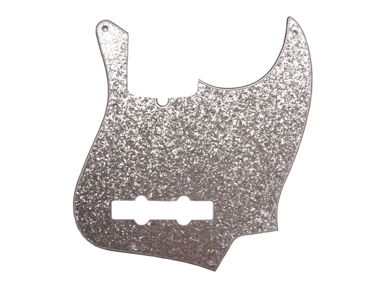 D'Andrea J-Bass Pickguard Silver Sparkle 