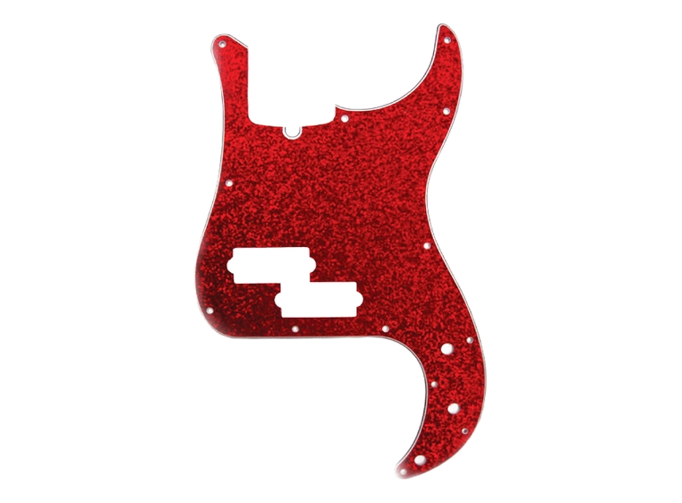 D'Andrea P-Bass Pickguard Red Sparkle 