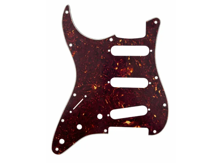 D'Andrea ST-Style SSS 4-ply Pickguard LEFT Tortoise/Parchment/Black/Parchment 