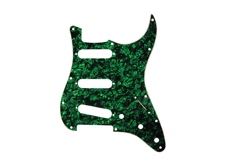 D'Andrea ST-Style SSS Pickguard Green Pearl