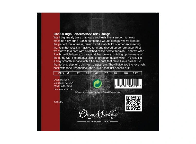 Dean Markley 2698C BASS SR2000 7 String (022-127) 
