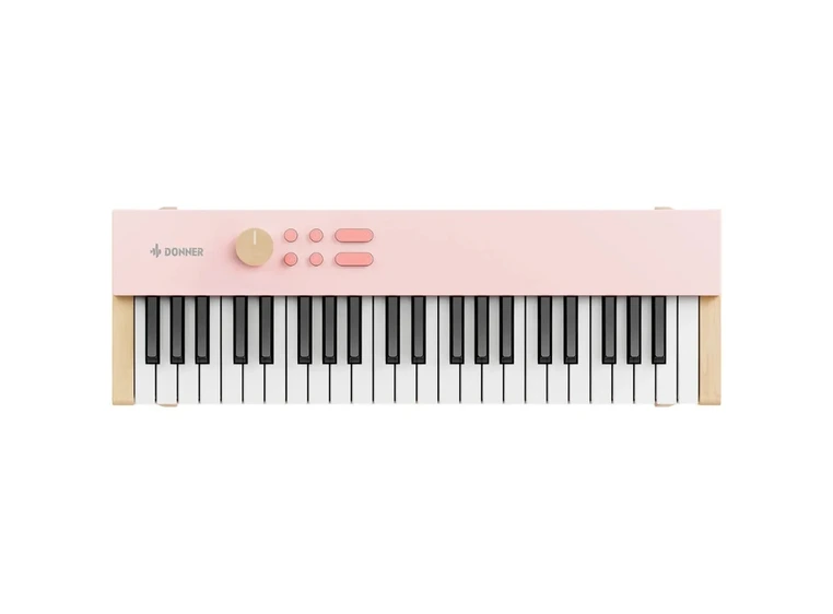 Donner KIDO V-20 el-piano for barn light pink 