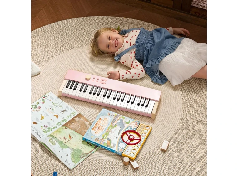 Donner KIDO V-20 el-piano for barn light pink 