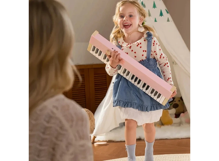 Donner KIDO V-20 el-piano for barn light pink 