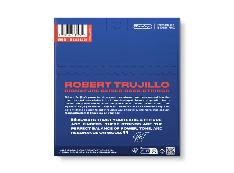 Dunlop RTN45130 Trujillo Sign Nickel (045-130) 5-str 