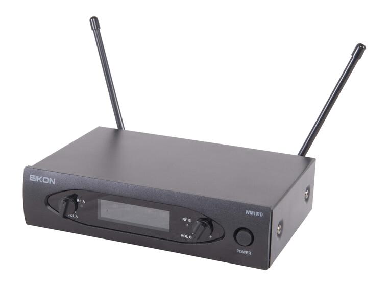 Eikon WM101DMV2 wireless system two channel uhf fix freq