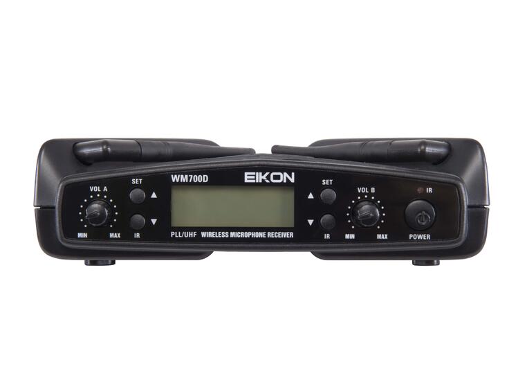 Eikon WM700DM UHF PLL Wireless Mic 16 FREQ Handheld Dual