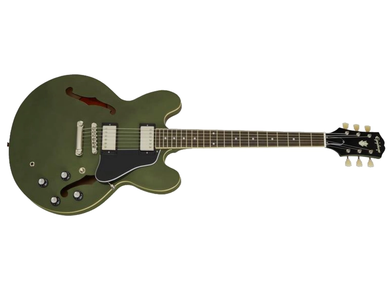 Epiphone Exclusive ES-335 Olive Drab Incl. Premium Gig Bag 