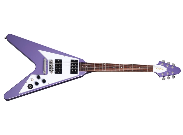 Epiphone Kirk Hammett 1979 Flying V Purple Metallic 