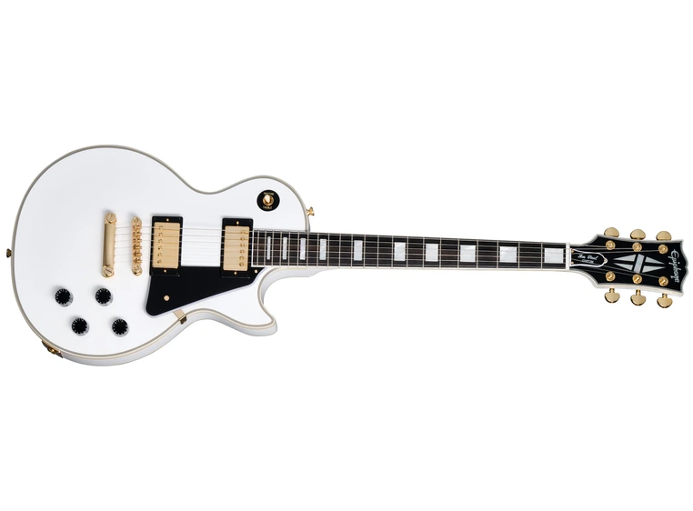 Epiphone Les Paul Custom Alpine White Incl Hard Case 