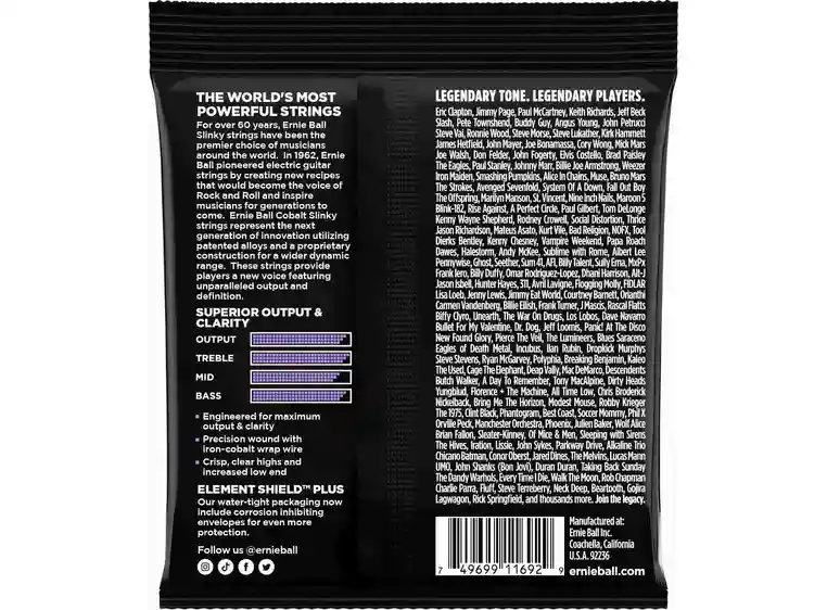 Ernie Ball 2717 Cobalt Ultra Slinky (010-048) 