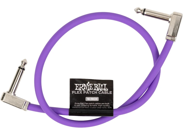 Ernie Ball EB-6449 Flex Patchkabel Purple 45cm 