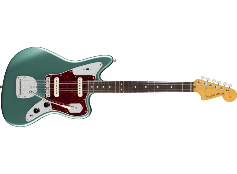Fender Am Pro Classic Jaguar Faded Sherwood Green Metallic, RW 