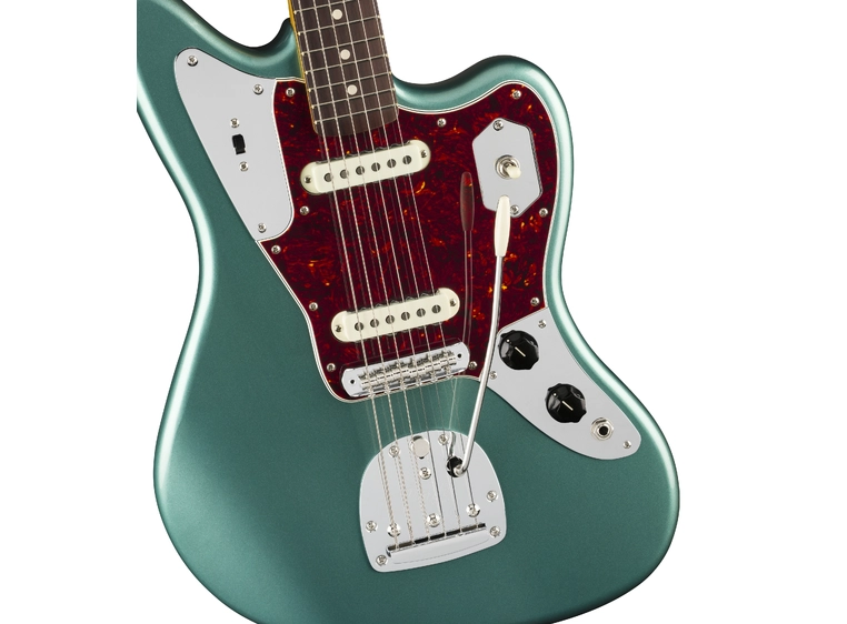 Fender Am Pro Classic Jaguar Faded Sherwood Green Metallic, RW 