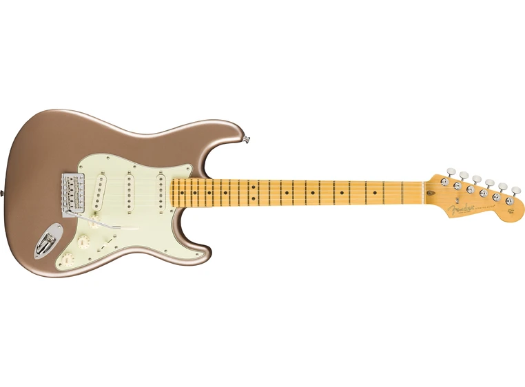 Fender Am Pro Classic Stratocaster Faded Firemist Gold, MN 