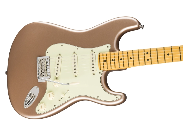 Fender Am Pro Classic Stratocaster Faded Firemist Gold, MN 