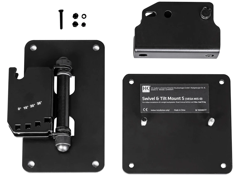 Fineo Swivel and tilt wall mount S (VESA MIS-D) Black 