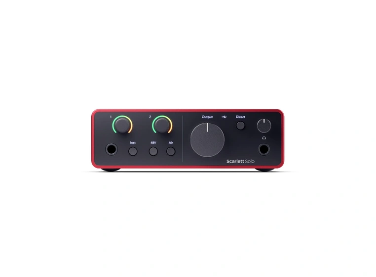 Focusrite Scarlett Solo STUDIO Gen4 Inkl. mikrofon og hodetelefon 