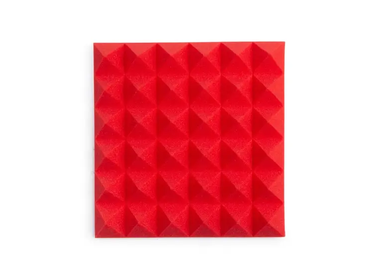Gator Frameworks GFW-ACPNL1212PRED-8PK 8 Pack of Red 12x12" Acoustic Panel 