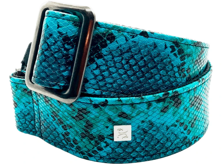 Get'm Get'm Turquoise Python 2" Gitarreim 