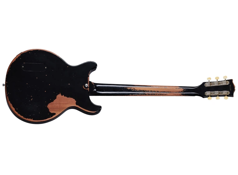 Gibson Customshop 1960 Les Paul Junior Dbl Cut Reissue Ultra Heavy Aged Ebony 