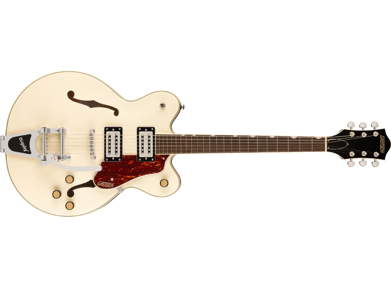 Gretsch G2622T Streamliner Center Block DC Bigsby, LF, Broad’Tron, Vintage White 